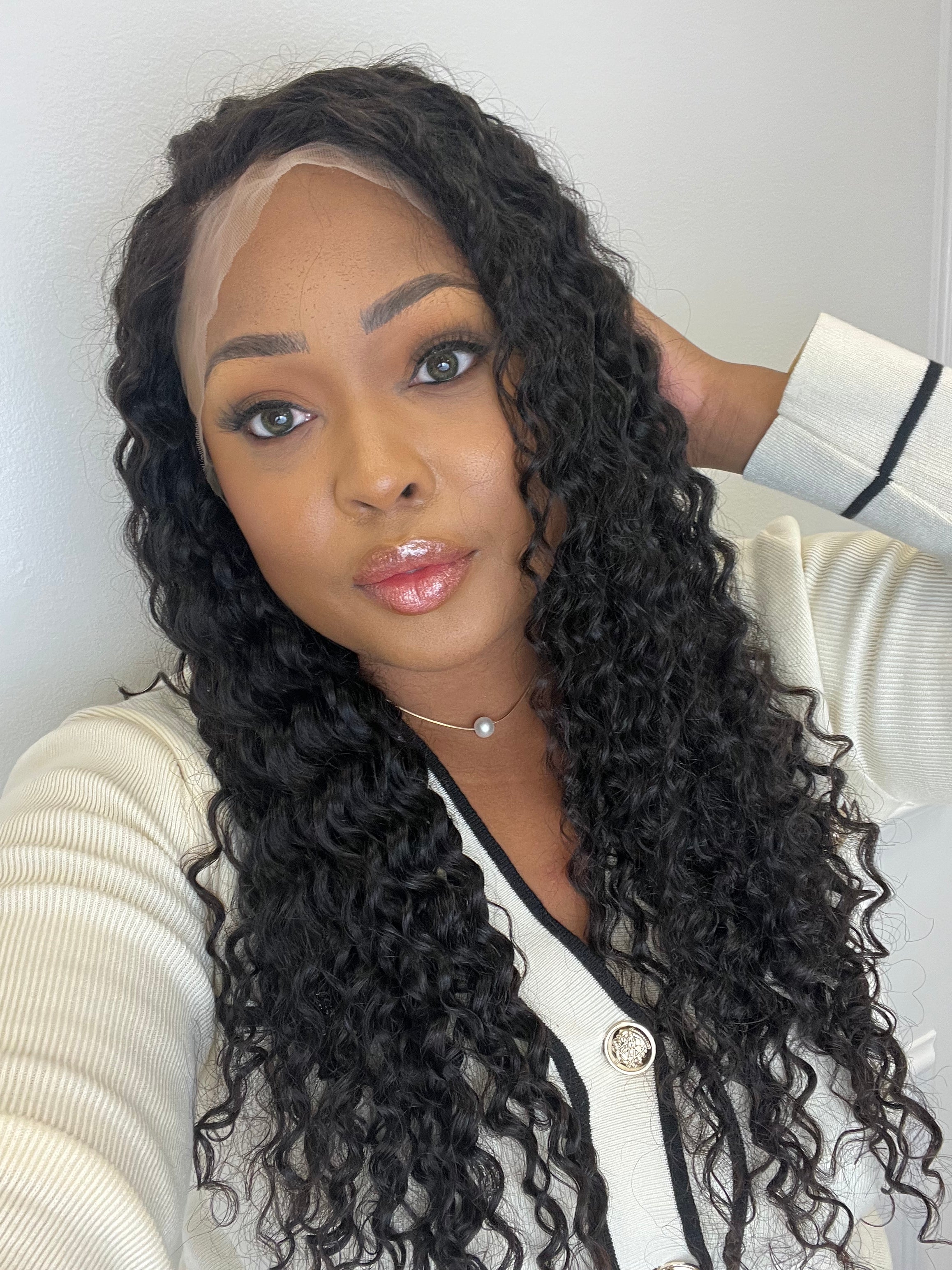 Deep Curly Stock Wig - 13 by 4 Frontal